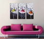 Wallity UC033 Lienzo Decorativo Multicolor (3 Piezas)